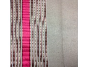 Rideaux voilage BASTIA fushia 150 x 245 cm
