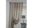 Rideaux voilage BASTIA noir 175 x 280 cm Rideaux voilage BASTIA noir 175 x 280 cm