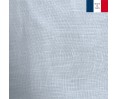 Voile au mètre en lin blanc uni en grande hauteur 300 cm.