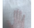 Voile au mètre en lin blanc uni en grande hauteur 300 cm.
