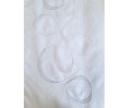 Voilage sur mesure blanc argent (jusqu'à 290 cm de haut) Ref 09542 Voilage sur mesure blanc argent (jusqu'à 290 cm de haut) Ref 09542