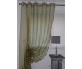 Rideaux voilage DEAUVILLE vert 190 x 282 cm