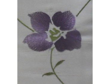 Housse de coussin ZOE violet 45 x 45 cm