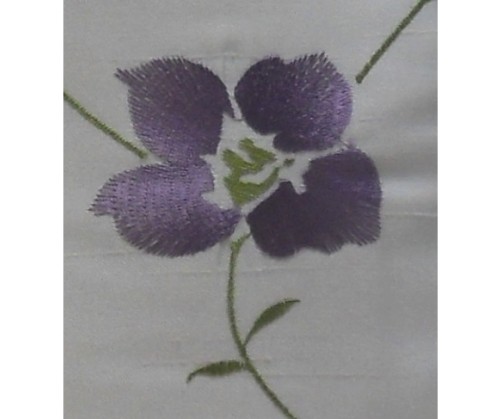 Housse de coussin ZOE violet 45 x 45 cm