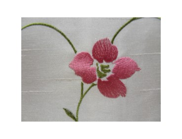 Housse de coussin ZOE rose 45 x 45 cm
