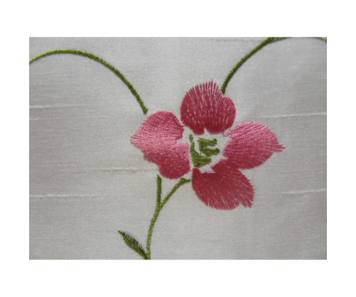 Housse de coussin ZOE rose 45 x 45 cm