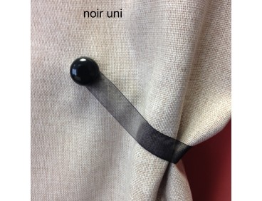 Petite embrasse aimantée SURI noir
