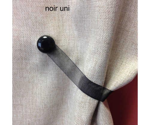 Petite embrasse aimantée SURI noir