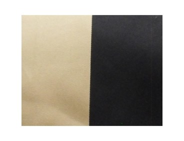 Coussin LOIS taupe noir déhoussable 40 x 60 cm