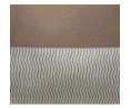 Coussin LENA chocolat gris déhoussable 40 x 60 cm