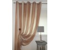 Rideaux voilage CORDES beige 190 x 245 cm