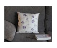 Coussin LILY violet déhoussable 45 x 45 cm Coussin LILY violet déhoussable 45 x 45 cm