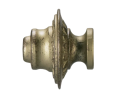 Kit de tringle avec supports et embouts couleur Bronze vieilli, 25mm en 180 cm, Houlès Iliade
