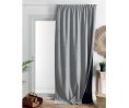 Rideaux ruflette isolant thermique et phonique Gris Perle pour tringle portière 140 x 260 cm Rideaux ruflette isolant thermique et phonique Gris Perle pour tringle portière 140 x 260 cm