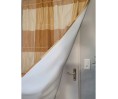 Rideaux ruflette isolant thermique PALAOS couleur beige pour tringle portière 130 x 241 cm Rideaux ruflette isolant thermique PALAOS couleur beige pour tringle portière 130 x 241 cm