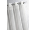 Voilage prêt à poser NEMOURS blanc 140 x 240 cm Voilage prêt à poser NEMOURS blanc 140 x 240 cm