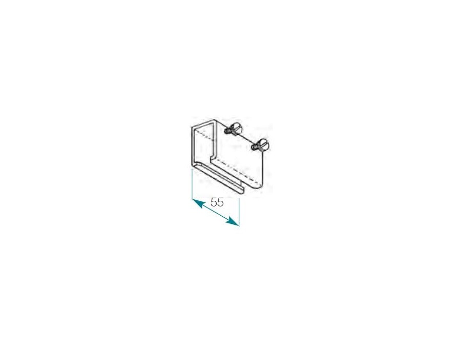 Manchon pour rail chemin de fer 24 x 16 mm Boulet