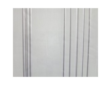 Voile au mètre gris en grande hauteur 300 cm