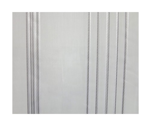 Voile au mètre gris en grande hauteur 300 cm