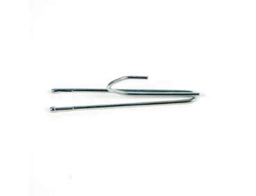 Agrafes tête flamande 2 branches crête de 3 cm ( lot de 10)