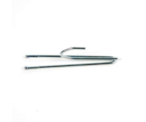 Agrafes tête flamande 2 branches crête de 3 cm ( lot de 10)
