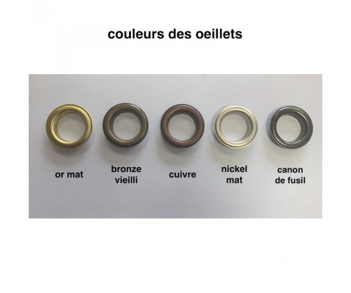 Voilage sur mesure blanc gris aspect lin (jusqu'à 290 cm de haut). Ref 11564-098