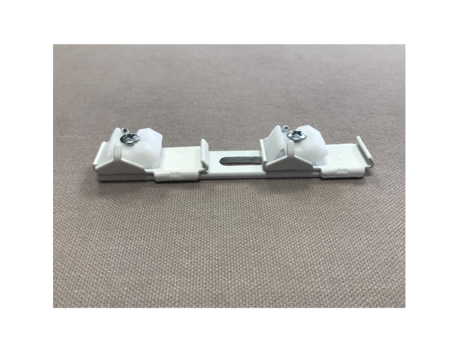 Support double court plafond pour rail plat DS et CS