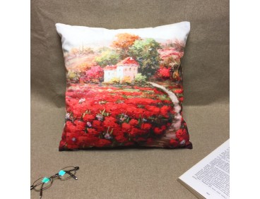 Housse de coussin COQUELICOT 40 x 40 cm