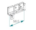 Poulie de tirage pour rail chemin de fer 24 x 16 mm Boulet