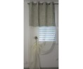 Rideaux voilage BOTANY beige 130 x 283 cm Rideaux voilage BOTANY beige 130 x 283 cm