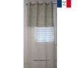 Rideaux voilage BOTANY beige 130 x 283 cm Rideaux voilage BOTANY beige 130 x 283 cm
