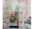 Voilage TARBES fushia, 140 x 280 cm