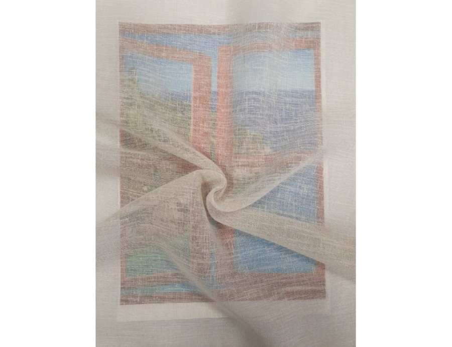 Voile au mètre en lin, couleur lin en grande hauteur 300 cm Voile au mètre en lin, couleur lin en grande hauteur 300 cm