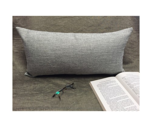 Housse en toile uni couleur gris