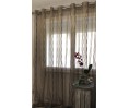 Voilage prêt à poser NIRVANA taupe 280 x 270 cm Voilage prêt à poser NIRVANA taupe 280 x 270 cm