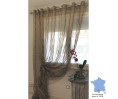 Voilage prêt à poser NIRVANA taupe 280 x 270 cm Voilage prêt à poser NIRVANA taupe 280 x 270 cm