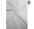 Voile au mètre blanc avec rayure ton sur ton en grande hauteur 300 cm Voile au mètre blanc avec rayure ton sur ton en grande hauteur 300 cm