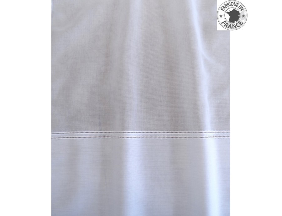 Voile au mètre blanc avec base en grande hauteur 300 cm. PETITS STOCKS Voile au mètre blanc avec base en grande hauteur 300 cm. PETITS STOCKS