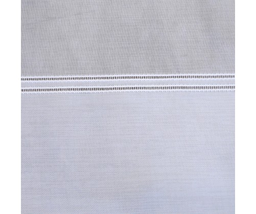 Voile au mètre blanc avec base en grande hauteur 300 cm. PETITS STOCKS