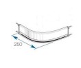 Coude raccordable 90° pour rail cintrable 330 Boulet