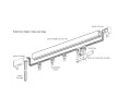 Rail chemin de fer couleur Blanc, Boulet BER 24 x 16 avec tirage ficelle Rail chemin de fer couleur Blanc, Boulet BER 24 x 16 avec tirage ficelle