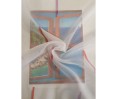 Voile au mètre blanc et rouge (en 300 cm de haut) Voile au mètre blanc et rouge (en 300 cm de haut)