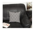 Housse de coussin ETHAN noir 40 x 40 cm