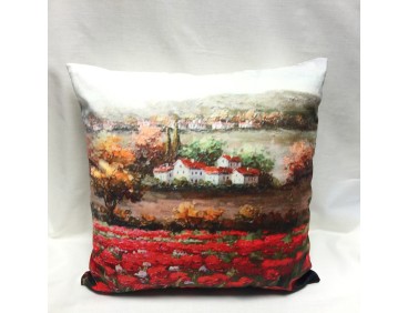 Housse de coussin COQUELICOT 40 x 40 cm