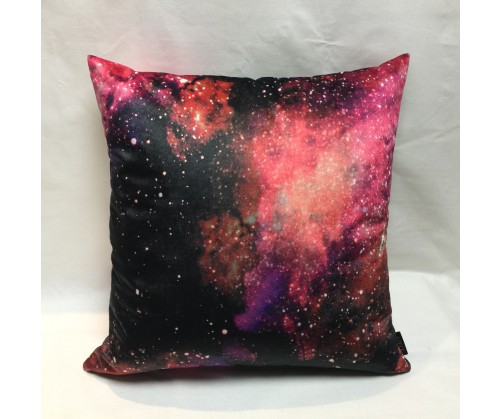 Housse de oussin GALAXY fushia 45 x 45 cm