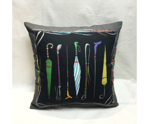 Housse de coussin UMBRELLA gris 45 x 45 cm