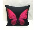Coussin PAPILLON fushia, déhoussable 45 x 45 cm Coussin PAPILLON fushia, déhoussable 45 x 45 cm