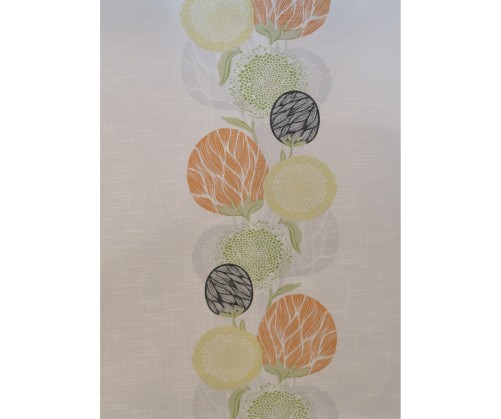 Voilage prêt à poser MIRAMONT orange 140 x 245 cm
