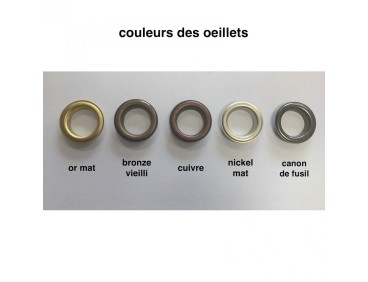 Voilage sur mesure en Lin, couleur ivoire (jusqu'à 290 cm de haut)