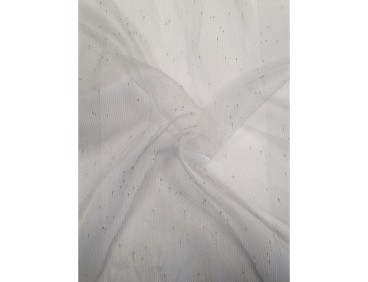 Rideaux Vitrages sur mesure organza argent gris